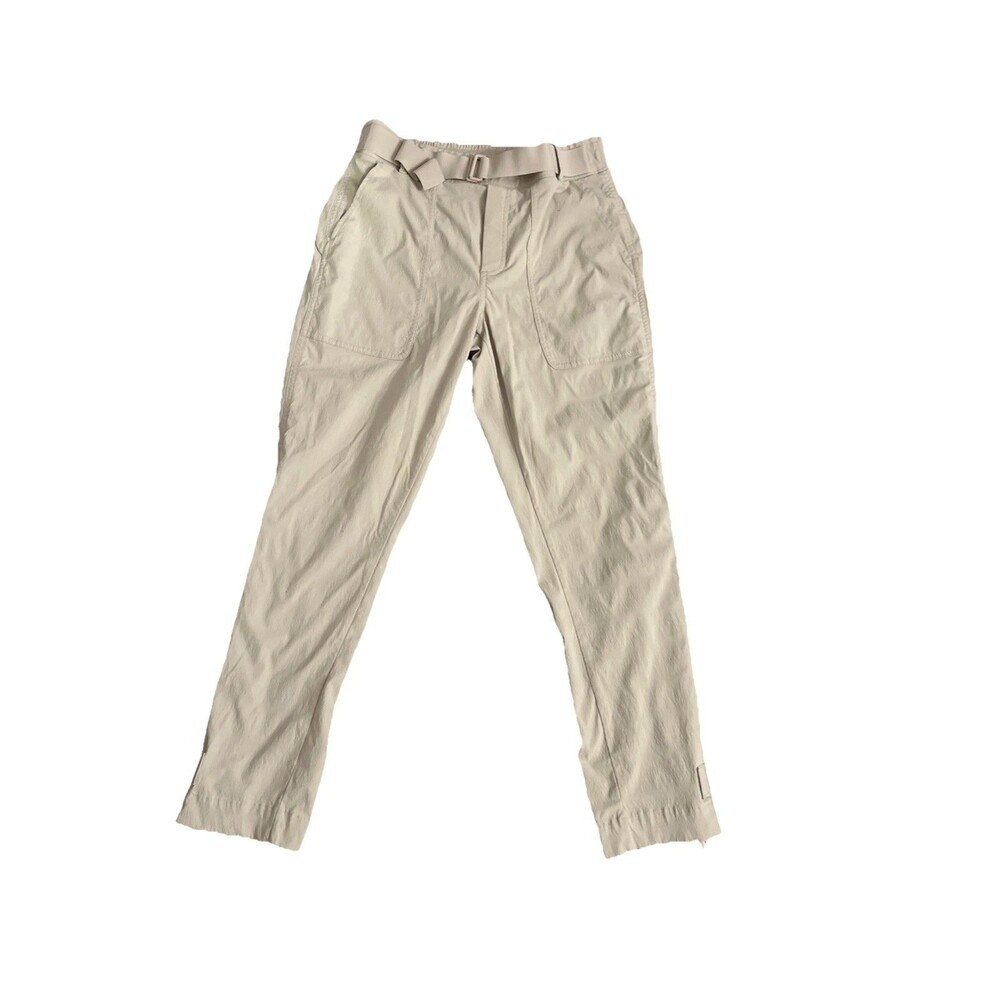 Athleta Trekkie Pants Sz 6 Belted‎ Elastic Waist Ripstop